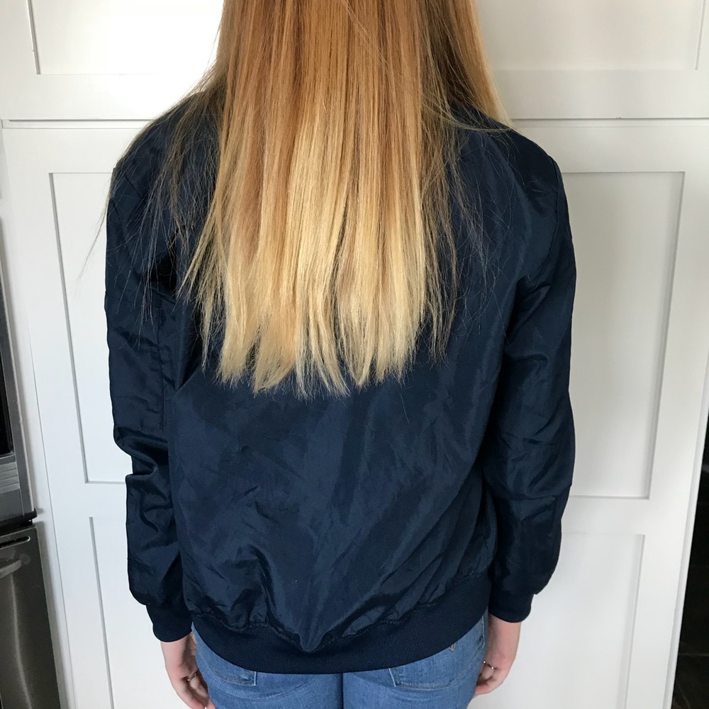 Blue bomber jacket - Picture 7 of 8